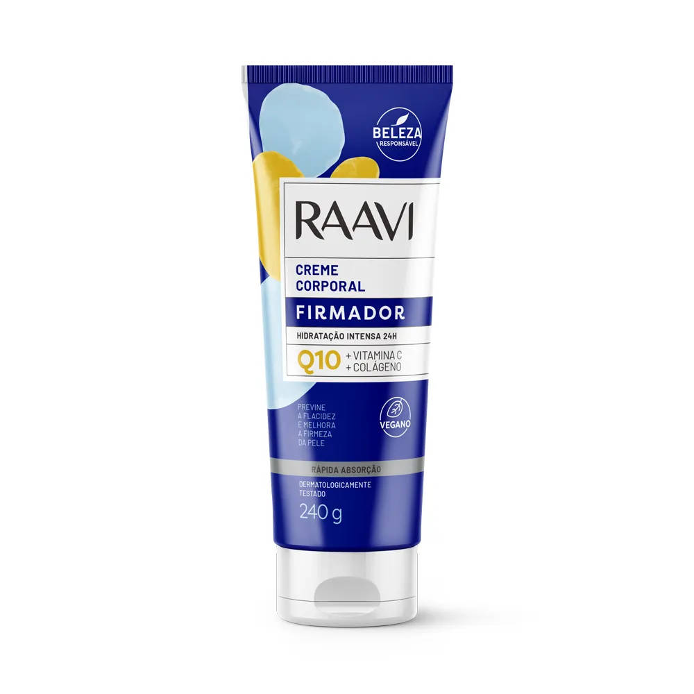 Raavi Creme Corporal Firmador Q10 240g