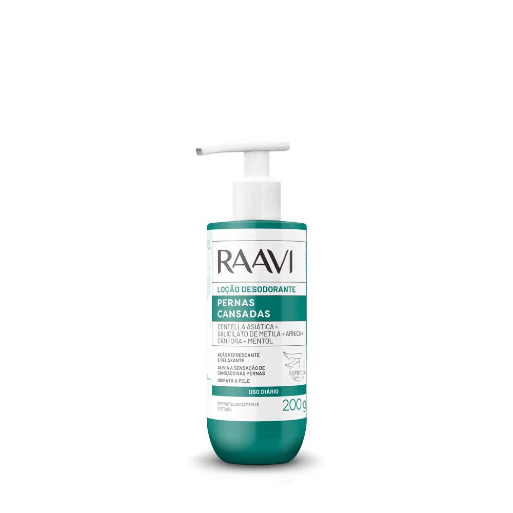 Raavi Loção Desodorante Pernas Cansadas 200g