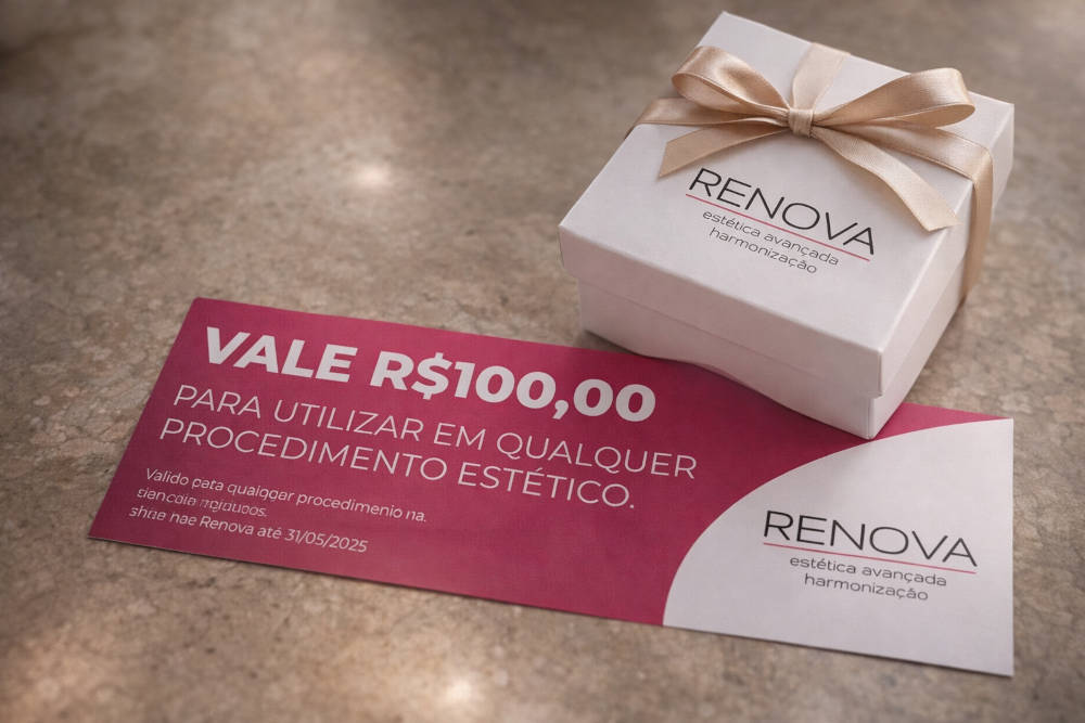 Voucher presenteável a partir de R$100